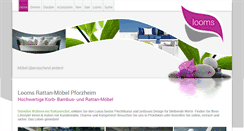 Desktop Screenshot of looms.de